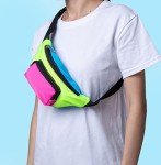 Neon Retro 80s Fanny Pack for Festivals