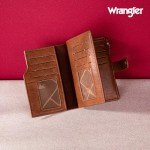 Chic A-Brown Wrangler Women's Trifold Wallet