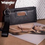 Montana West Wrangler Women's Black Wristlet Wallet