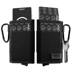 VULKIT Slim RFID Blocking Wallet with Keychain
