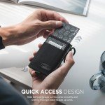 VULKIT Slim RFID Blocking Wallet with Keychain