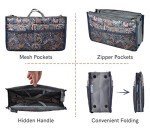 Vercord Large Purse Organizer with 13 Pockets