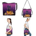 Halloween Pumpkin Tote & Shoulder Bag Set