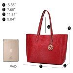 Sadie Black Large PU Leather Satchel Handbag