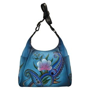 Anna by Anuschka Large Multi Pocket Hobo Bag