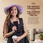 Purple Genuine Leather Western Wallet for Women