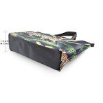 Tropical Tiger Print Women's Tote Shoulder Bag