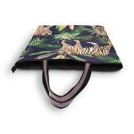 Tropical Tiger Print Women's Tote Shoulder Bag