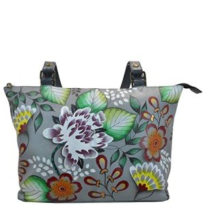 Anna by Anuschka Women's Handpainted Leather Tote