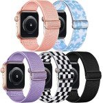Cangroo 5 Pack Stretchy Nylon Apple Watch Bands