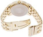 Nine West Women's Gold-Tone Watch with Champagne Dial