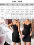 Avidlove Women Modal V Neck Nightwear Sleeveless Straight Dress Mini Full Slips Black M