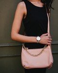 Nine West Rose Gold and Grey Strap Watch