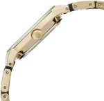 Anne Klein Women's Diamond Dial Gold Watch