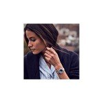 Stylish Silver-Tone Bulova Crystal Quartz Watch