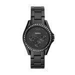 Fossil Women's Black Glitz Multifunction Quartz Watch