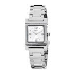 Casio Women's Silver-Tone White Dial Watch