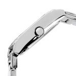 Casio Women's Silver-Tone White Dial Watch