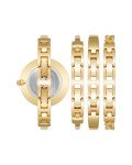 Anne Klein Gold-Tone Watch and Bracelet Set