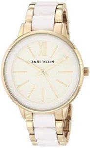 Anne Klein Women's Ivory and Gold Watch