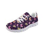 Colorful Butterfly Sneakers for Women & Teens