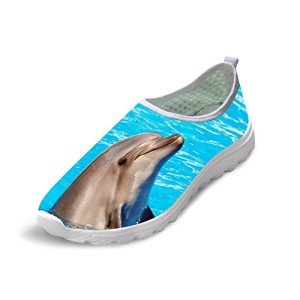 Dolphin Pattern Slip-On Water Shoes for Everyone