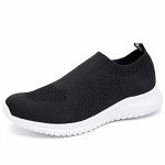 Konhill Women's Lightweight Slip-On Walking Sneakers