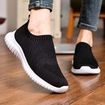 Konhill Women's Lightweight Slip-On Walking Sneakers