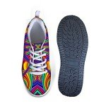 Rainbow Color Women's Fashion Fitness Sneakers US10