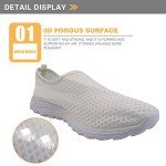 Purple Slip-On Mesh Sneakers for Women and Teens