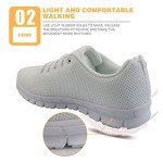 Comfortable Polka Dot Women's Running Sneakers (Green)