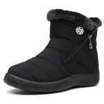 Women's Waterproof Fur-Lined Winter Ankle Boots