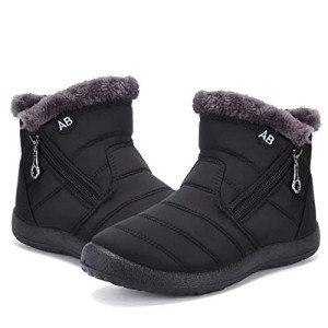 Fur Lined Women's Winter Ankle Snow Boots