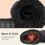 Cozy Chenille Knit Bootie Slippers for Women