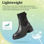 Black and White Women's Chelsea Ankle Boots