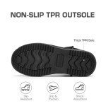 Cozy Black Winter Boots with Faux Fur Lining