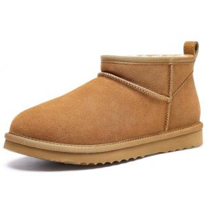 Fuzzy Suede Mini Winter Boots for Women
