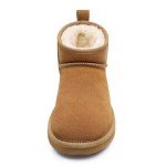 Fuzzy Suede Mini Winter Boots for Women