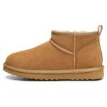 Fuzzy Suede Mini Winter Boots for Women
