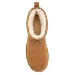 Fuzzy Suede Mini Winter Boots for Women
