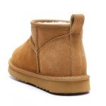 Fuzzy Suede Mini Winter Boots for Women