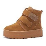 Cozy Suede Winter Platform Boots for Women