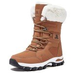 HOBIBEAR Women's Warm Faux Fur Winter Boots