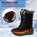 Warm Insulated Women's Mid Calf Winter Boots
