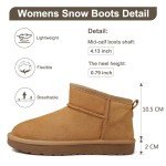 Cozy Suede Mini Boots for Women – Winter Ready