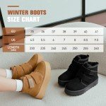 Cozy Suede Winter Platform Boots for Women
