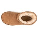 Cozy Brown Short Bootie Slippers for Women