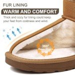 Cozy Suede Mini Boots for Women – Winter Ready