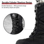 Warm Insulated Women's Mid Calf Winter Boots