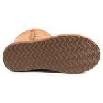 Cozy Brown Short Bootie Slippers for Women